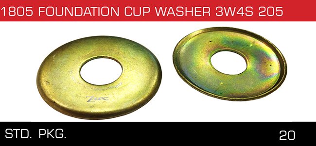 1805 FOUNDATION CUP WASHER 334S 205